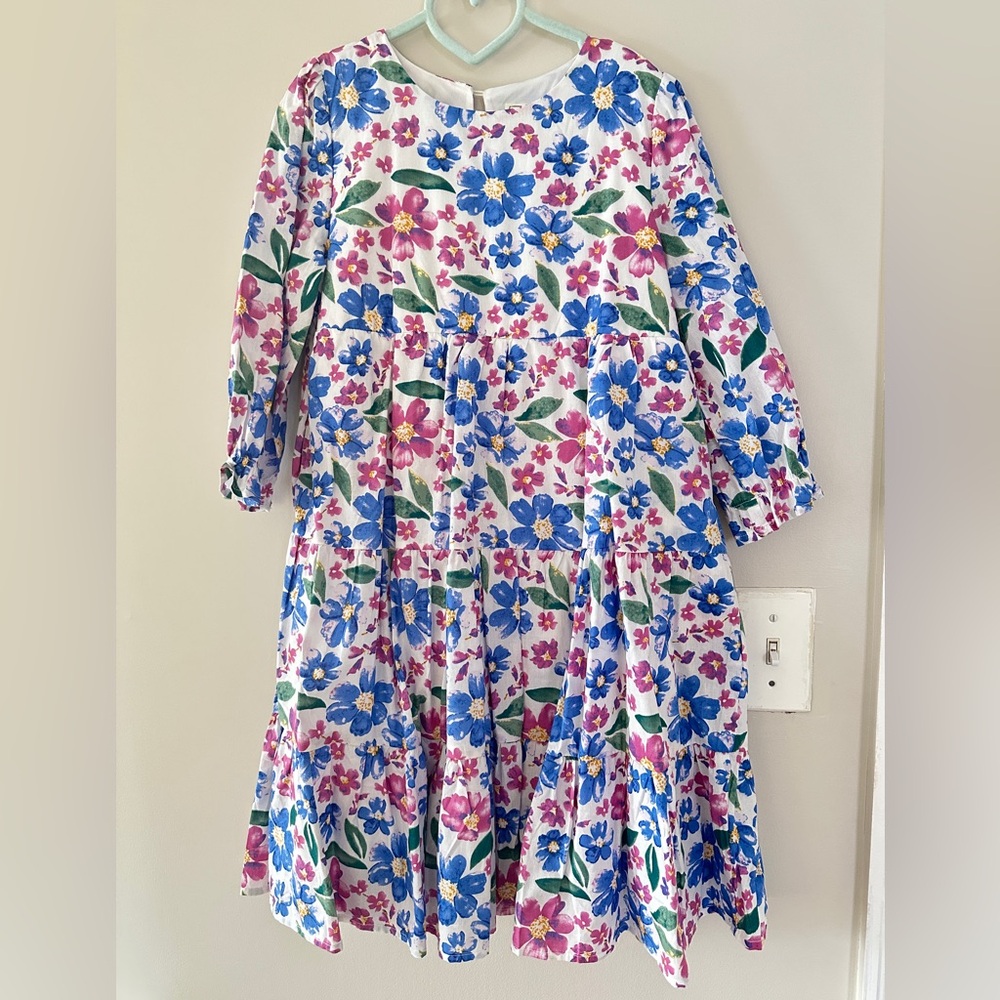Hayden Girls Vivid Floral Cinch Sleeve Dress